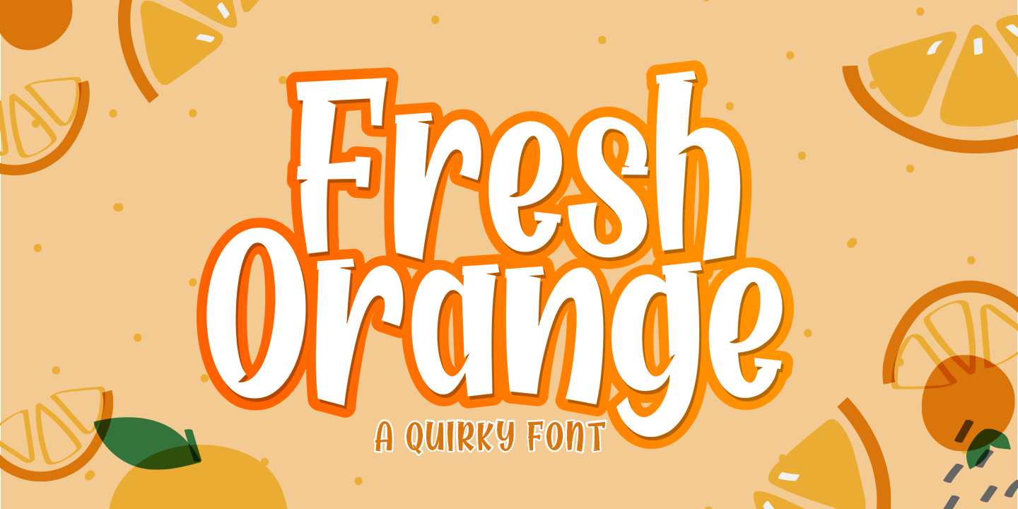 Schriftart Fresh Orange